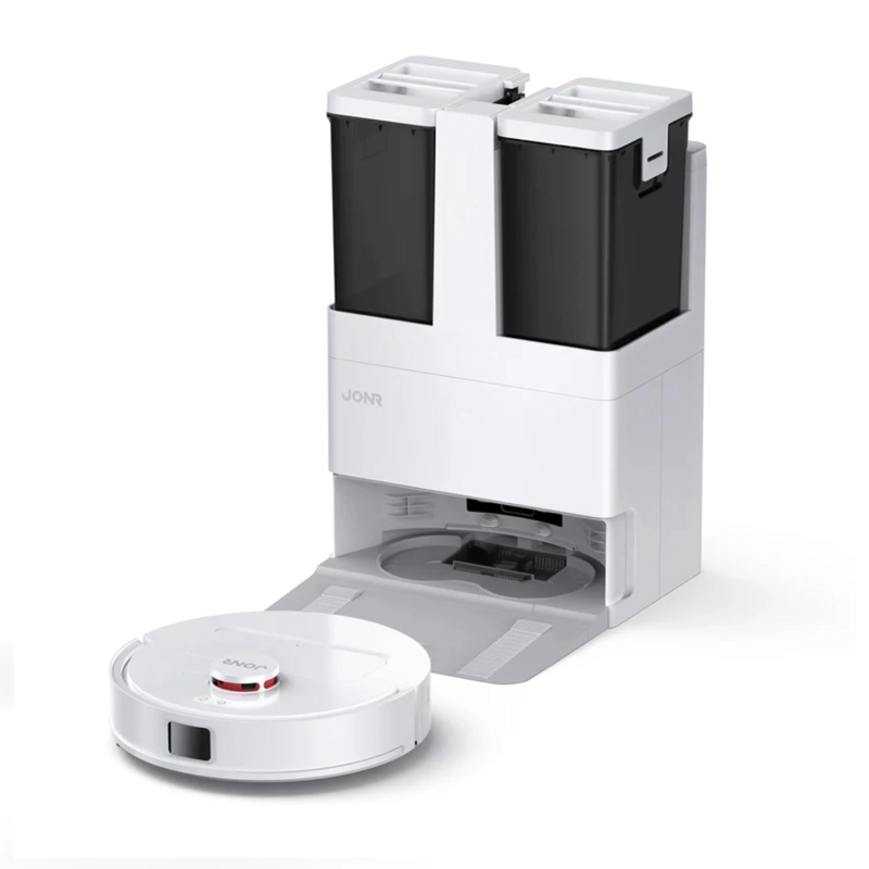 ROBOT ASPIRADORA JONR T5 LITE CON BASE DE SECADO Y LAVADO DE MOPA, MOPAS GIRATORIAS, NAVEGACION LDS - 4