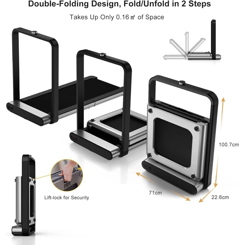 KINGSMITH WALKINGPAD X21 – TROTADORA PLEGABLE INTELIGENTE DOBLE PLEGABLE SOPORTE NFC LED - 5