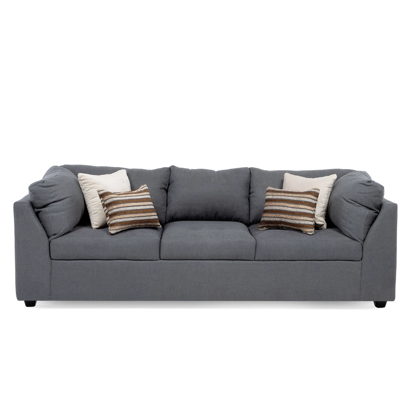 SOFA DIVANO SALAH TELA GRIS - 2