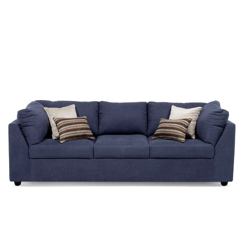 SOFA DIVANO SALAH TELA GRIS - 2