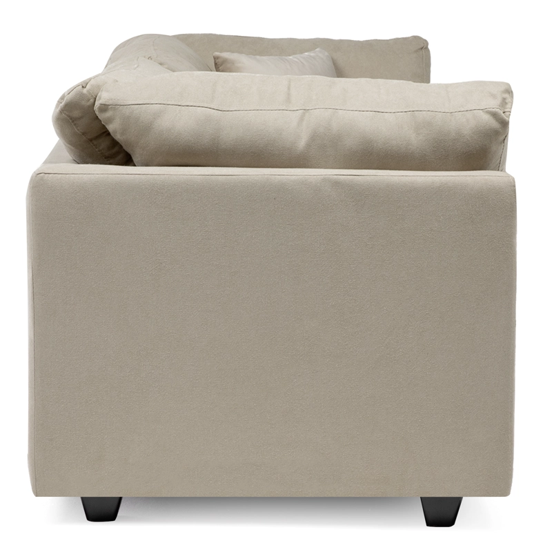 SOFA DIVANO SALAH TELA GRIS - 3