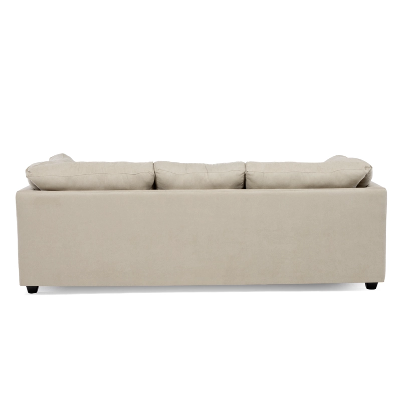 SOFA DIVANO SALAH TELA GRIS - 4