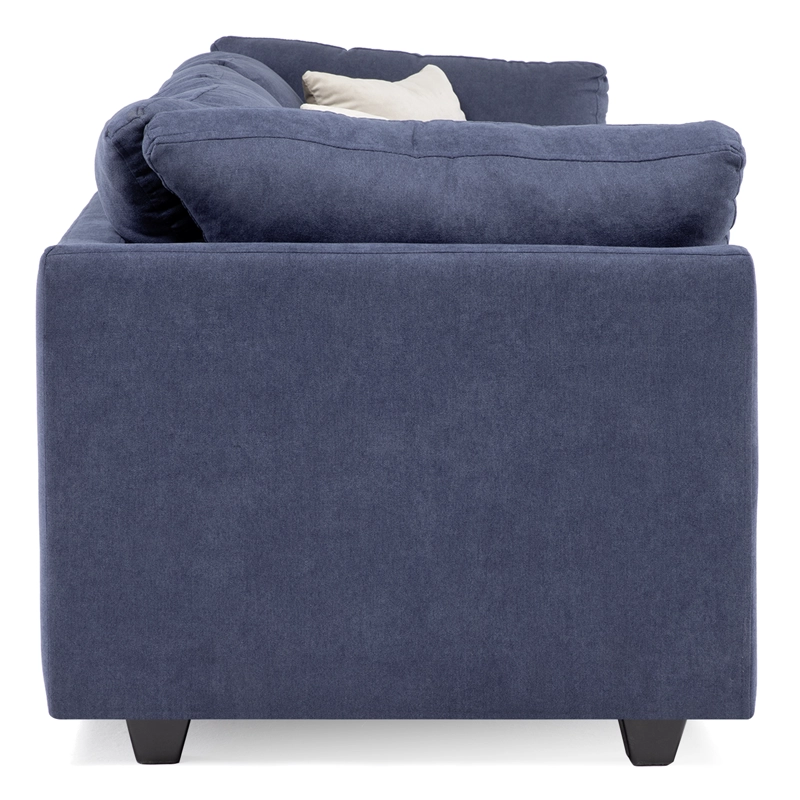 SOFA DIVANO SALAH TELA GRIS - 4