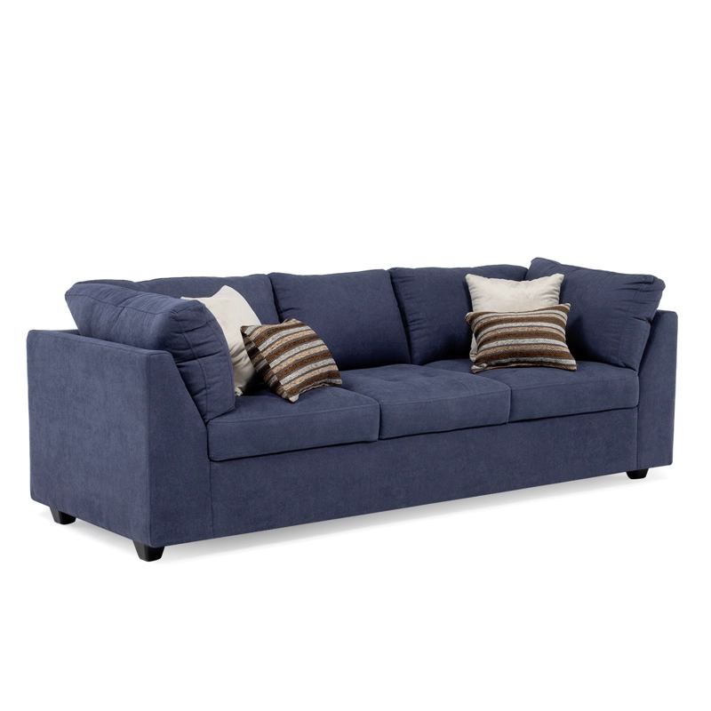 SOFA DIVANO SALAH TELA GRIS - 6