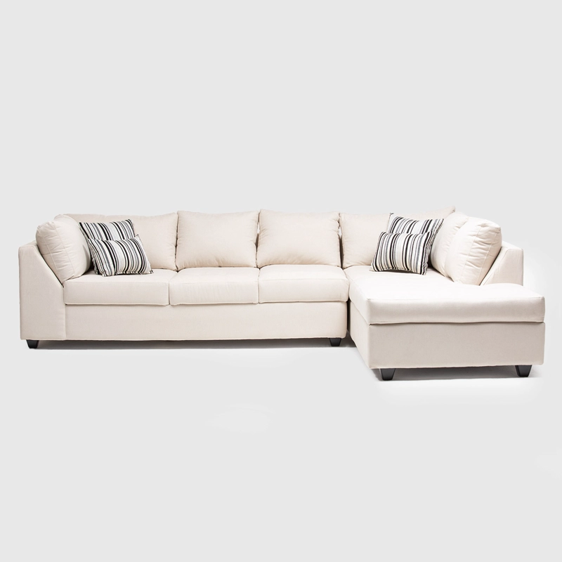 SECCIONAL DERECHO DIVANO SALAH TELA BEIGE - 5
