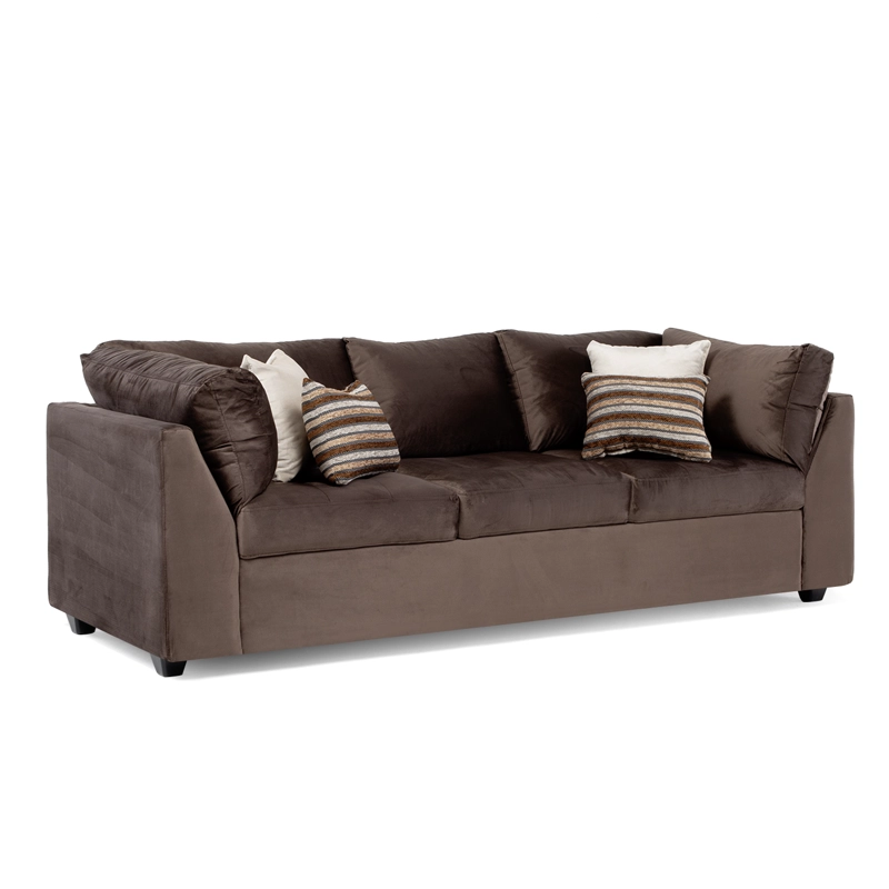SOFA DIVANO SALAH FELPA AZUL - 2