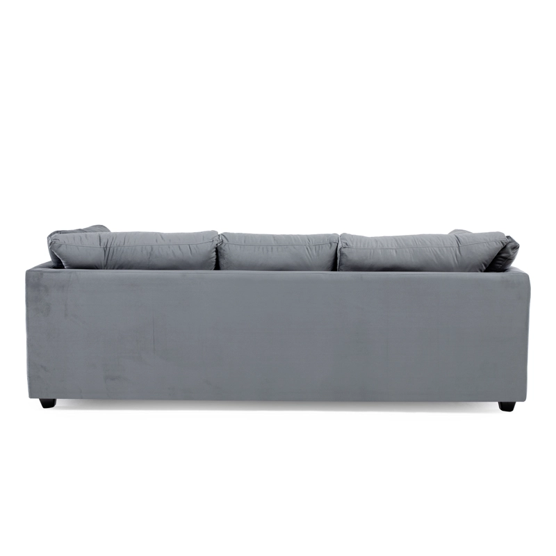 SOFA DIVANO SALAH FELPA AZUL - 4