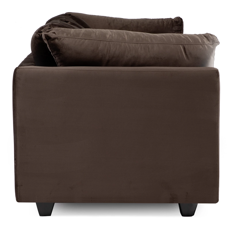 SOFA DIVANO SALAH FELPA AZUL - 4