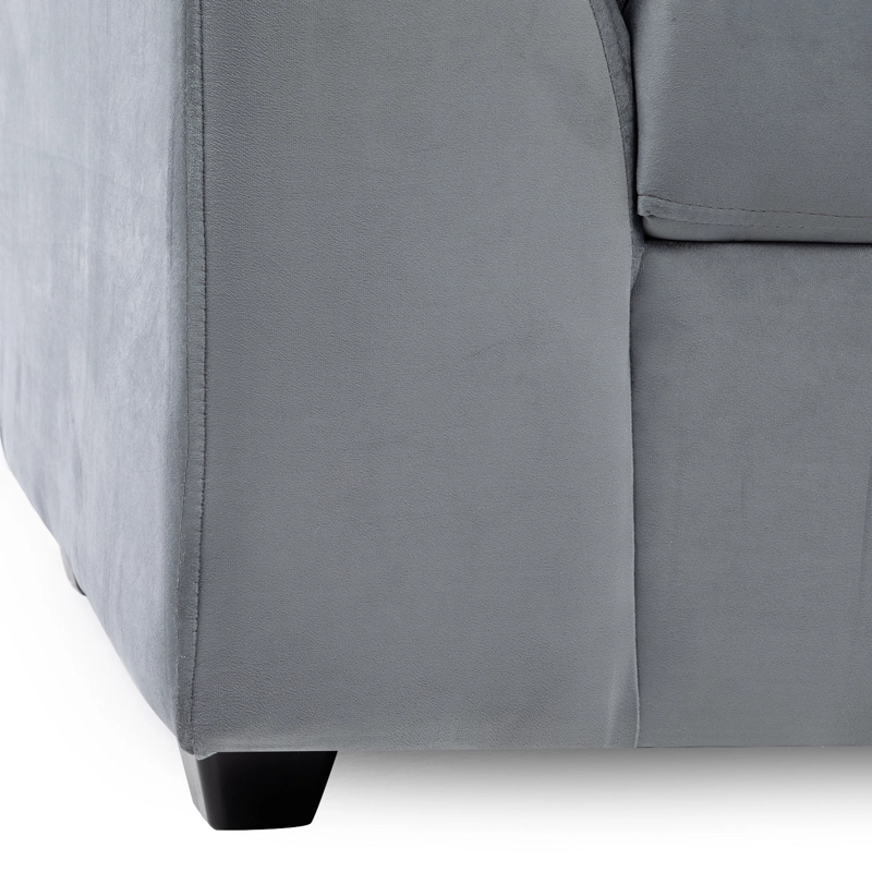 SOFA DIVANO SALAH FELPA AZUL - 8