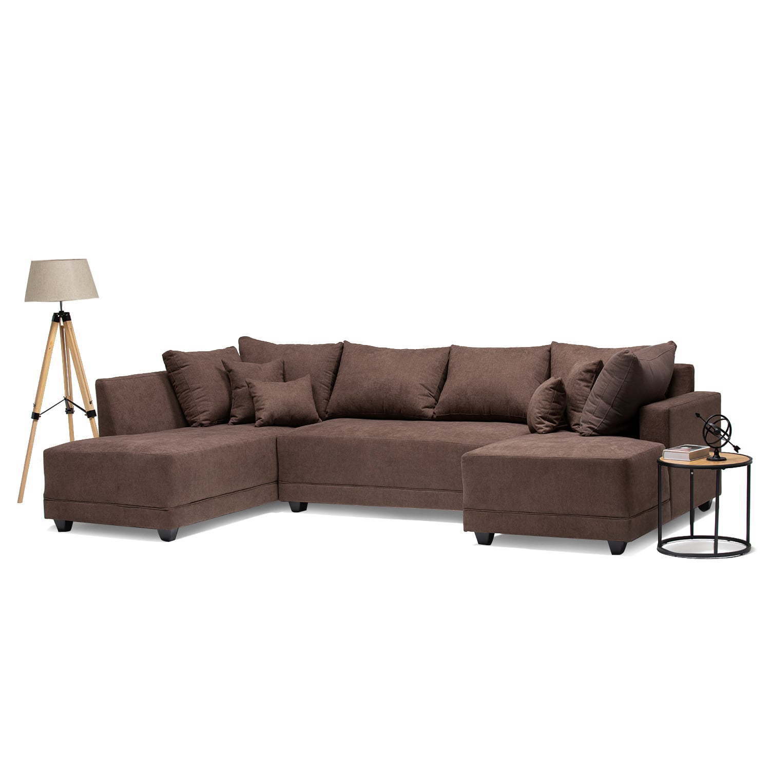 SECCIONAL DIVANO DOBLE CHAISE AZUL - 2