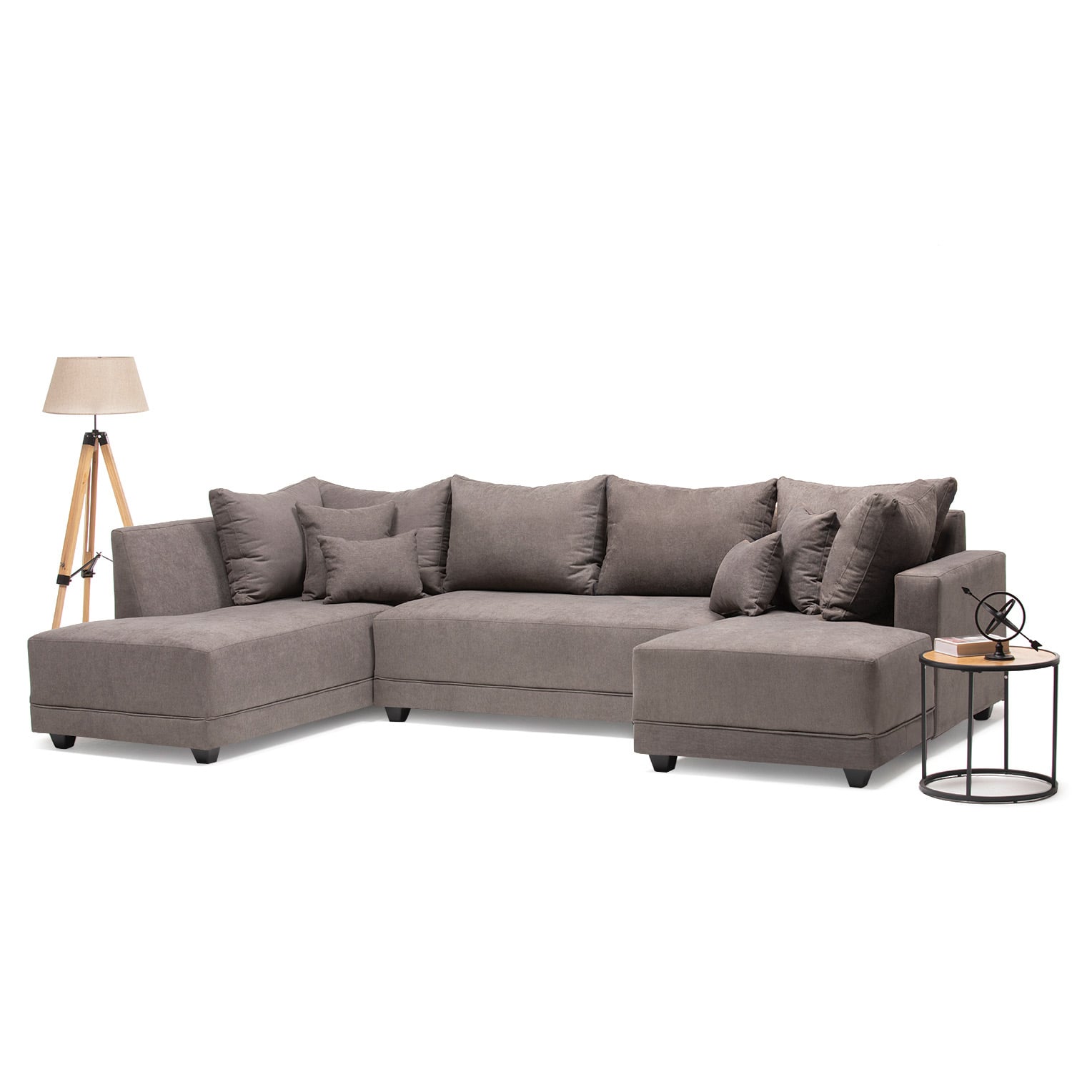 SECCIONAL DIVANO DOBLE CHAISE AZUL - 2