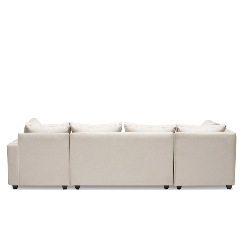 SECCIONAL DIVANO DOBLE CHAISE GRIS - 3