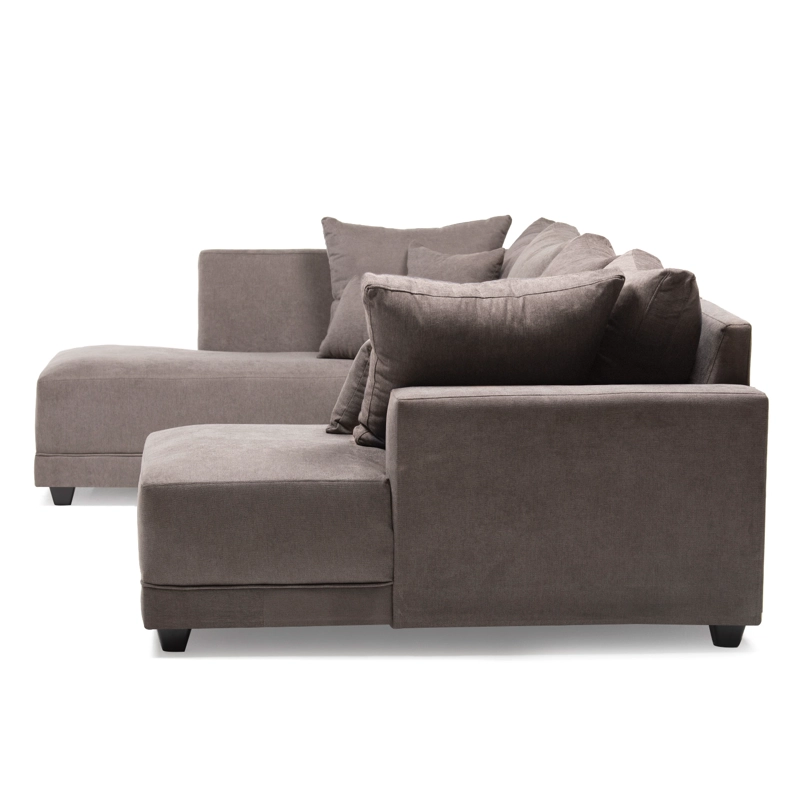SECCIONAL DIVANO DOBLE CHAISE GRIS - 3