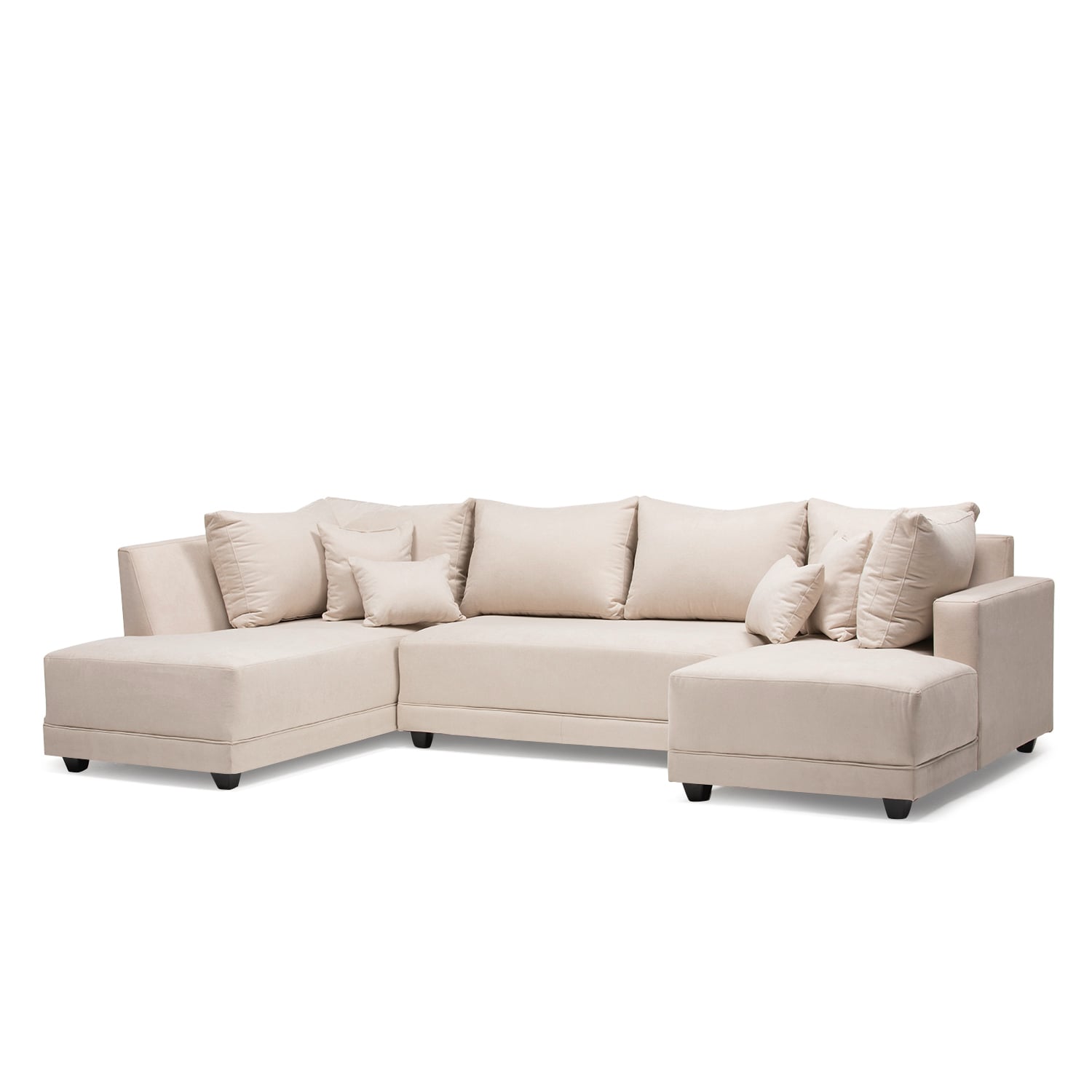 SECCIONAL DIVANO DOBLE CHAISE AZUL - 5
