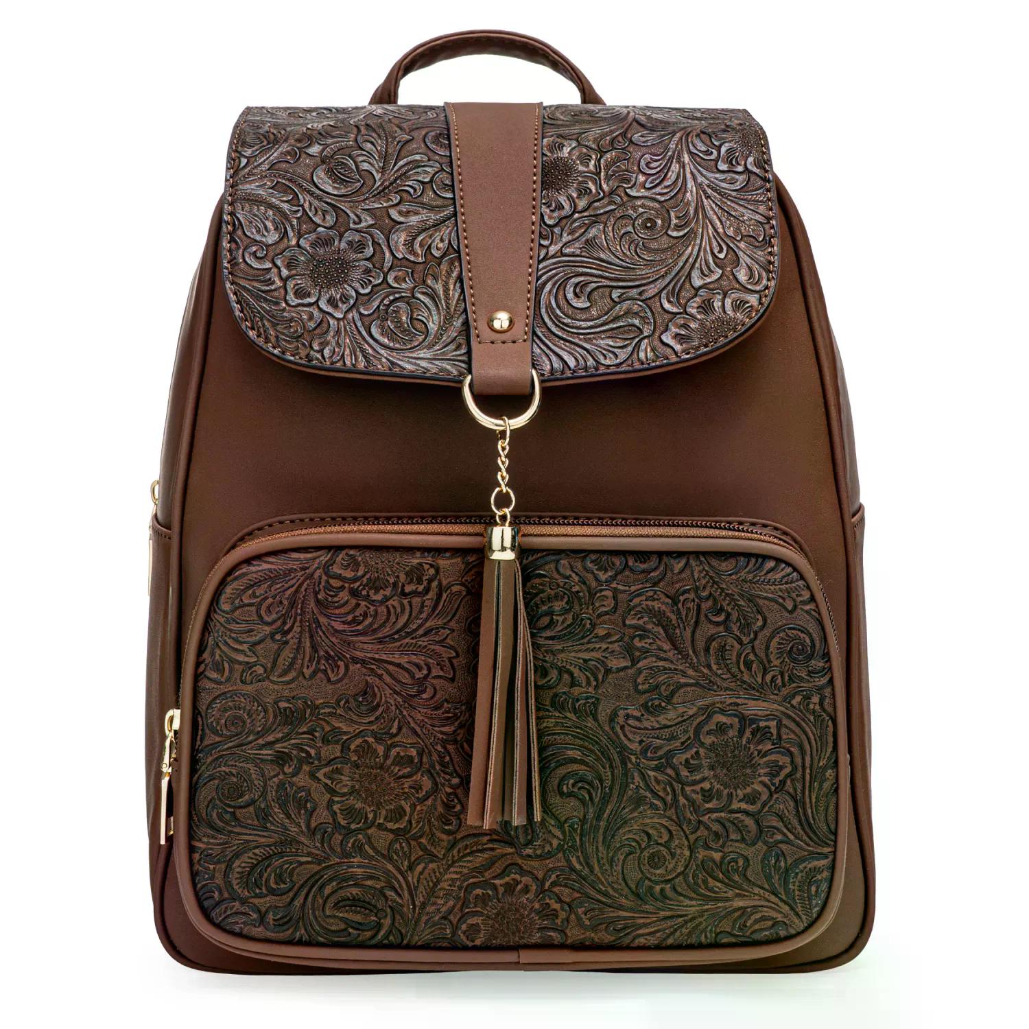 MOCHILA CASUAL MUJER ZOYA - MARRON