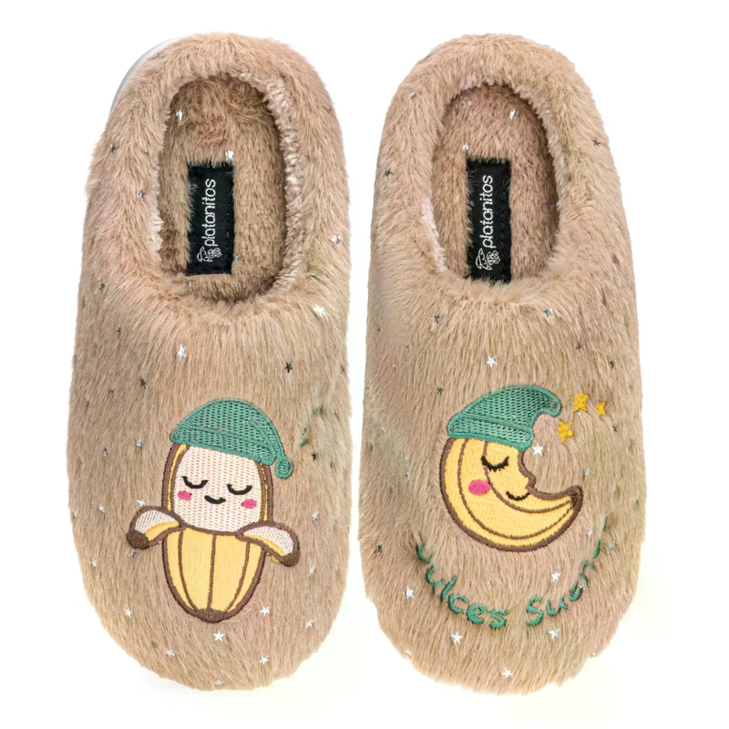 PANTUFLA DAMA P PLATANIN - 1
