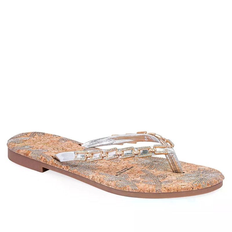SANDALIA DAMA SF MEDALIT Plateado 38