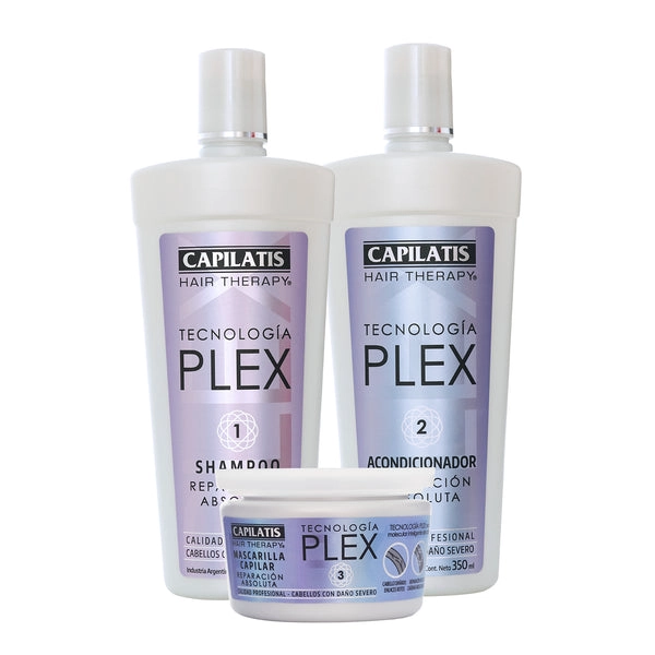 CAPILATIS SET TECNOLOGIA PLEX 3 PASOS  SHAMPOO + ACONDICIONADOR +TRATAMIENTO - 1