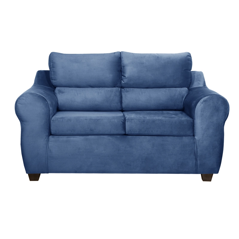 SOFA DUBAI 2 CUERPOS FELPA PETROLEO - 1