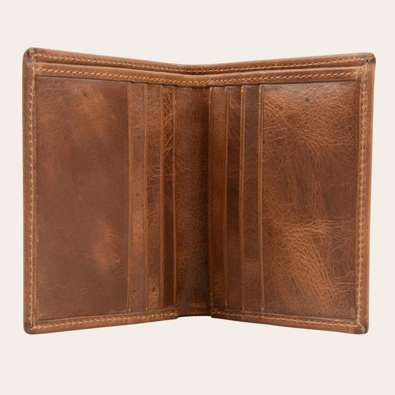 BILLETERA DE CUERO SLIMWALLET OLKI MAULE - CAFE - 3