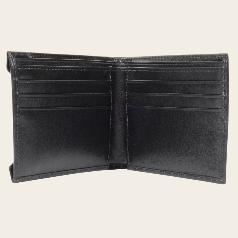 BILLETERA DE CUERO CON TARJETERO REMOVIBLE OLKI ANCOA - NEGRO - 4
