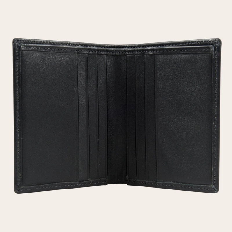 BILLETERA DE CUERO SLIMWALLET OLKI MAULE - NEGRO - 3