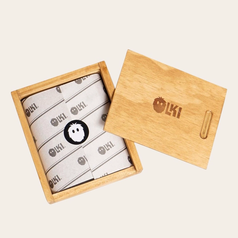 BILLETERA DE CUERO SLIMWALLET OLKI MAULE - NEGRO - 5