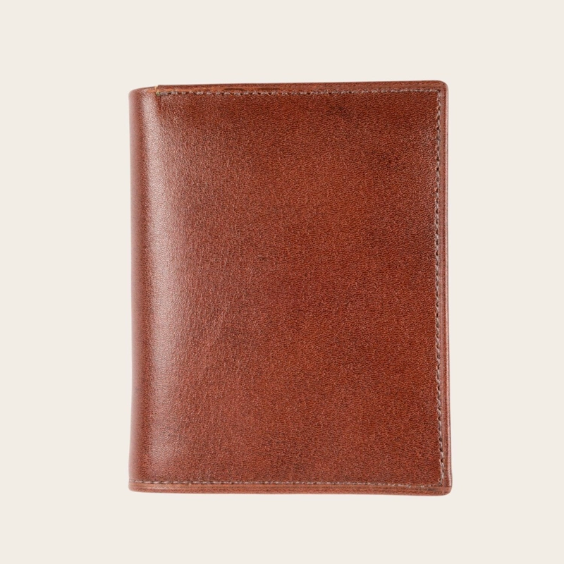 BILLETERA DE CUERO SLIMWALLET OLKI MAULE - CASTAÑO - 4
