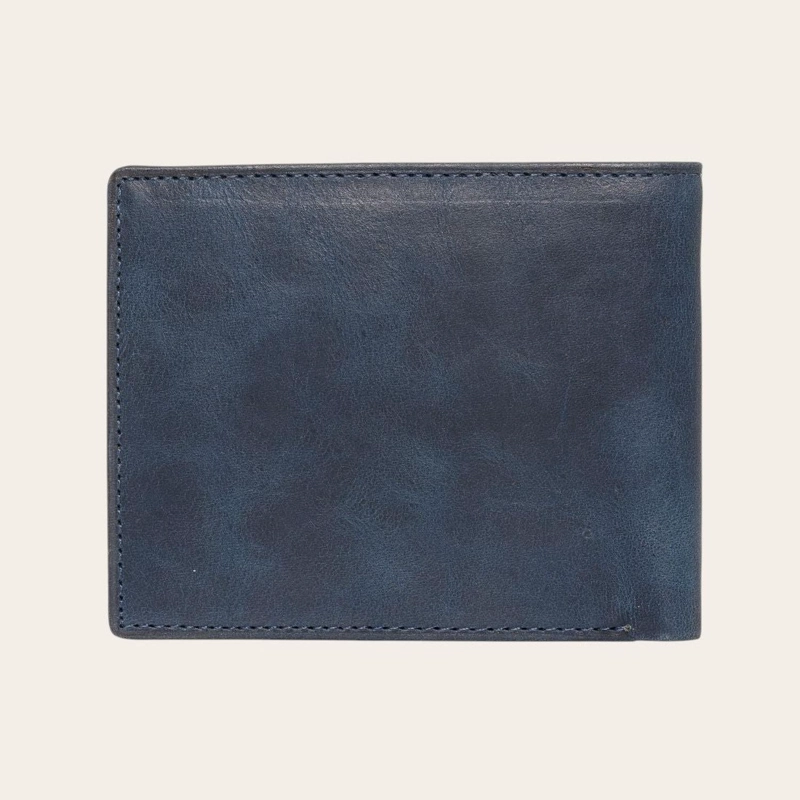BILLETERA DE CUERO OLKI ÑUBLE - AZUL - 4