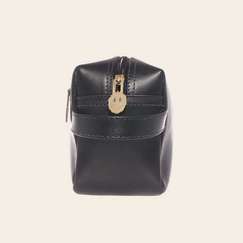 NECESER ESTUCHE DE CUERO GENUINO ELQUI OLKI - NEGRO - 3