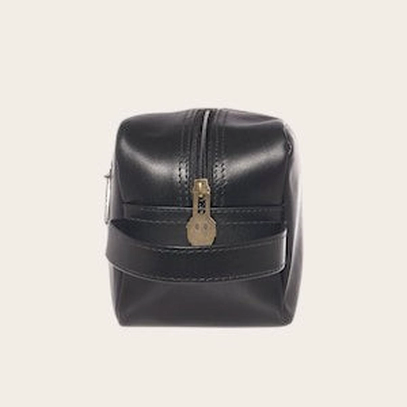NECESER ESTUCHE DE CUERO UNISEX LOA OLKI - NEGRO - 3