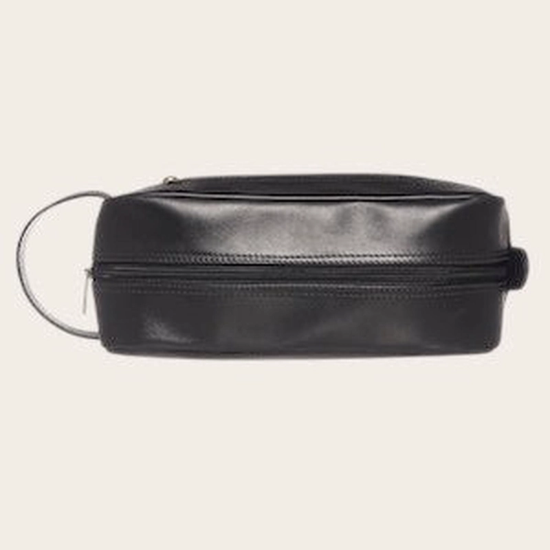 NECESER ESTUCHE DE CUERO UNISEX LOA OLKI - NEGRO - 4