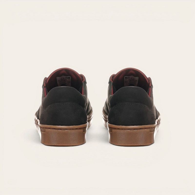 ZAPATILLA DE CUERO URBANA LA CAMPANA OLKI - NEGRA/CRISTAL - 6