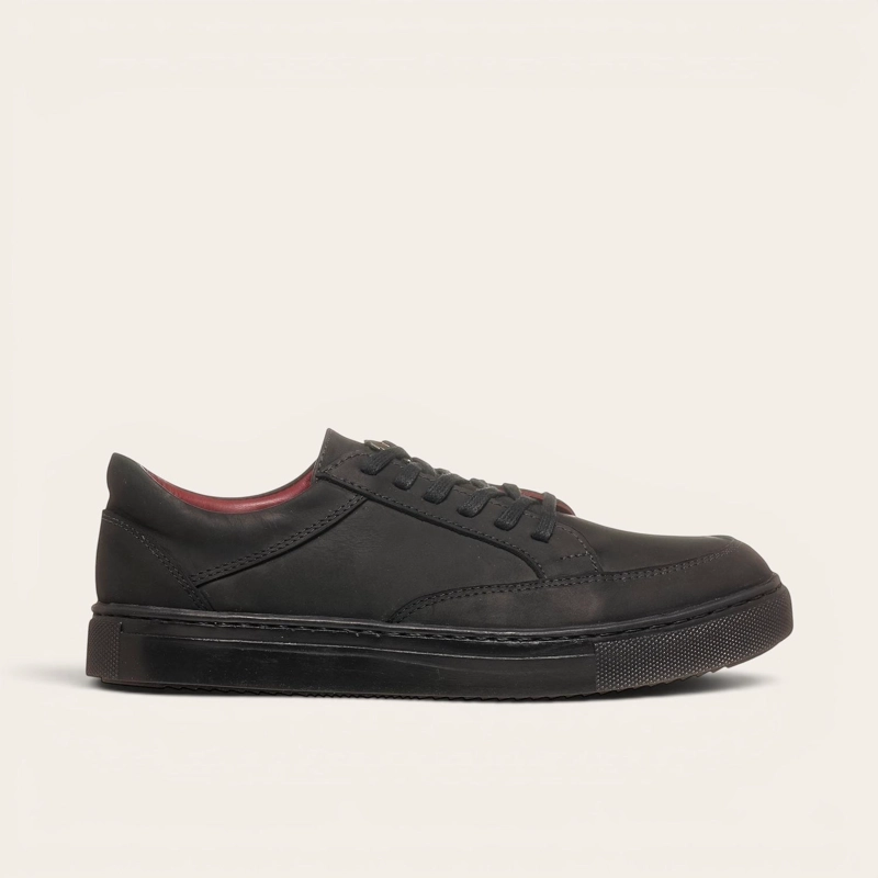 ZAPATILLA DE CUERO URBANA LA CAMPANA OLKI - NEGRO - 3