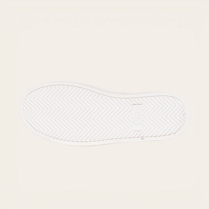 ZAPATILLA CLASICAS DE CUERO CALAN OLKI - VERDE/BLANCA - 5