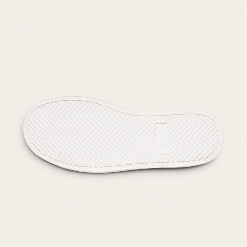 ZAPATILLA CLASICAS DE CUERO CALAN OLKI - NEGRO/BLANCA - 5