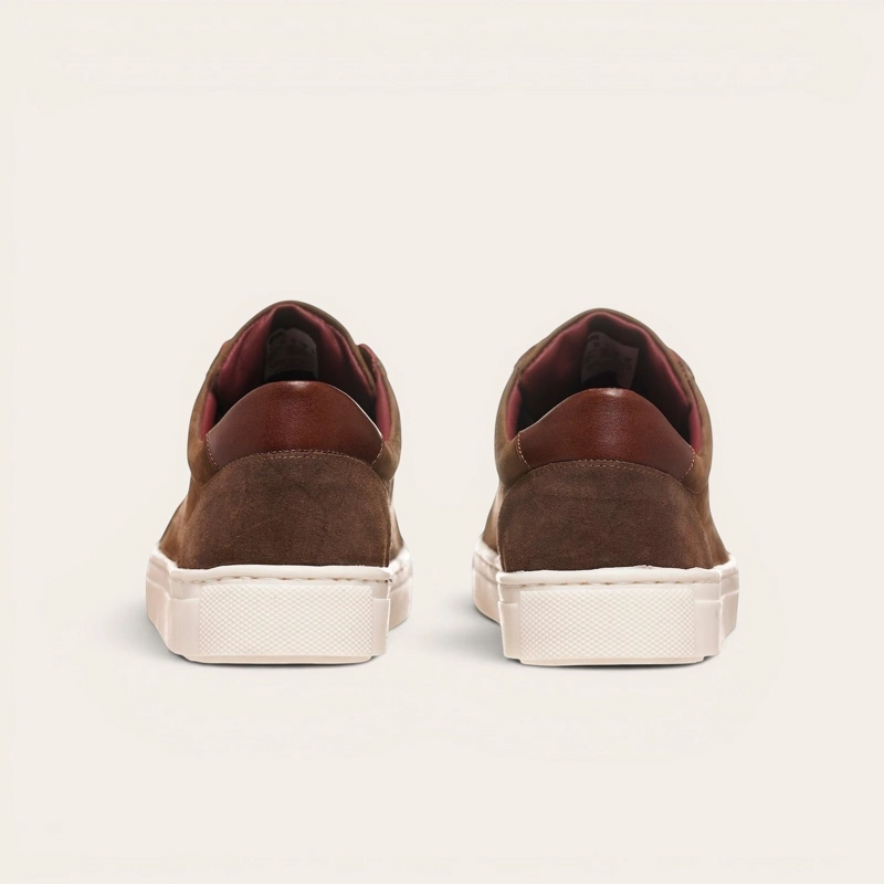 ZAPATILLA DE CUERO CASUAL ACONCAGUA OLKI - CAFE  OSCURO - 6