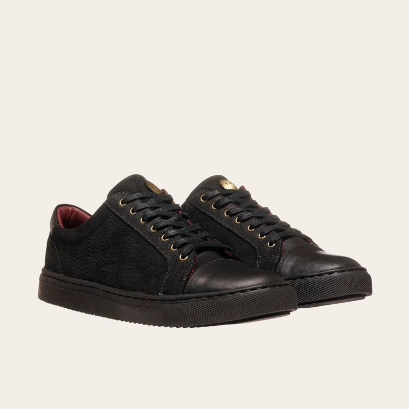 ZAPATILLA DE CUERO CASUAL ACONCAGUA OLKI - NEGRO - 1