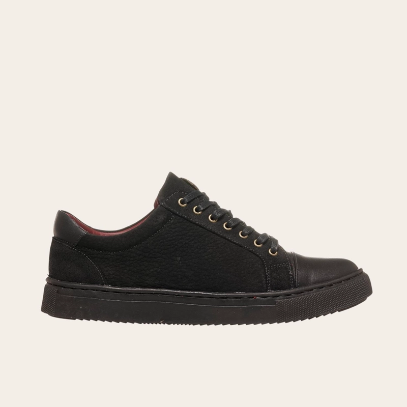 ZAPATILLA DE CUERO CASUAL ACONCAGUA OLKI - NEGRO - 3