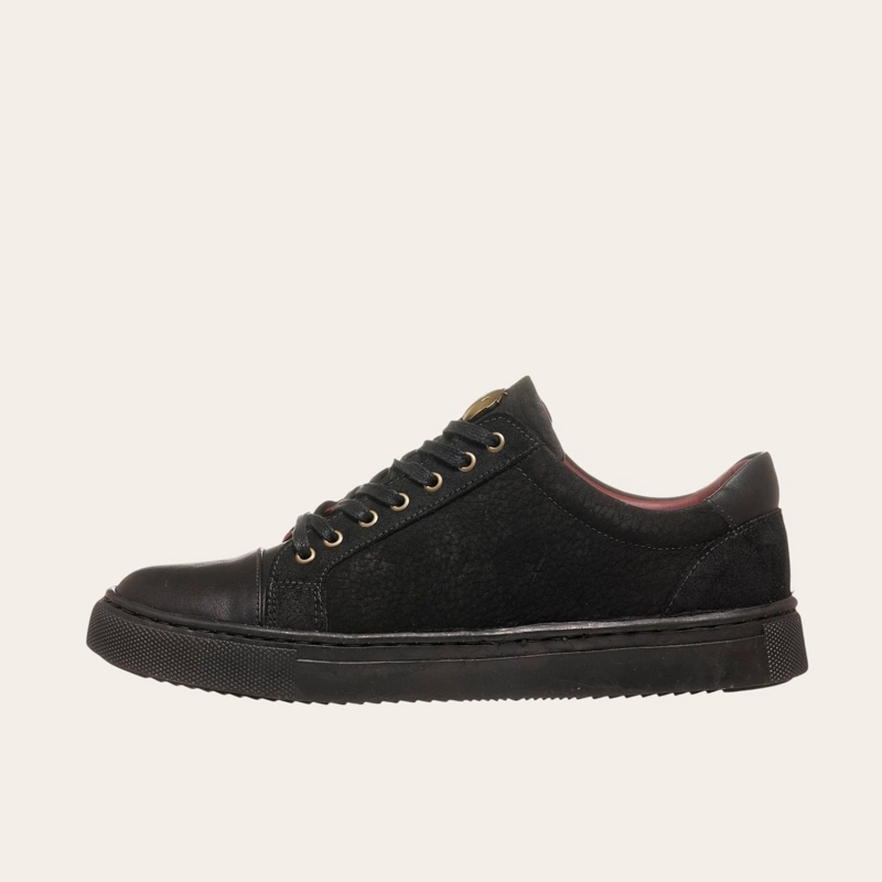 ZAPATILLA DE CUERO CASUAL ACONCAGUA OLKI - NEGRO - 4