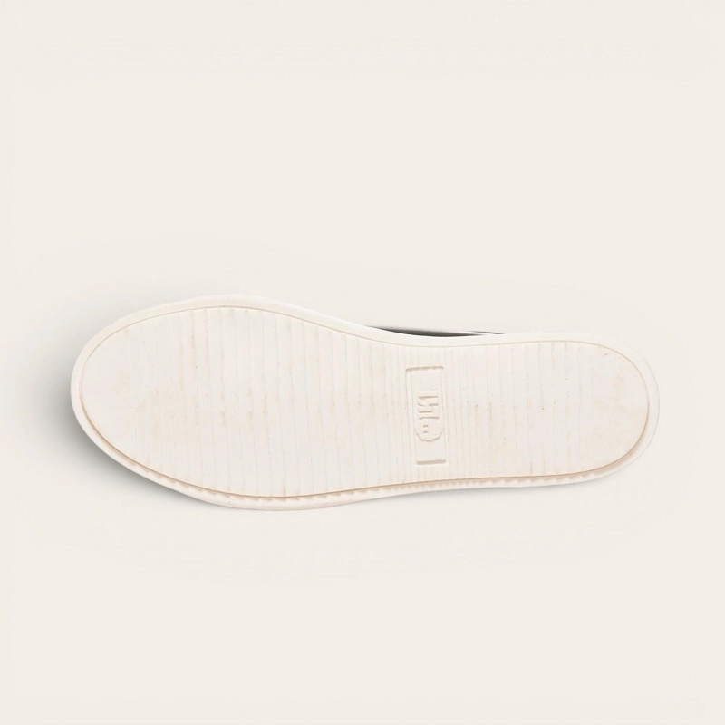 ZAPATILLA DE CUERO ORIGINAL TRONADOR OLKI - NEGRA/BLANCA - 5