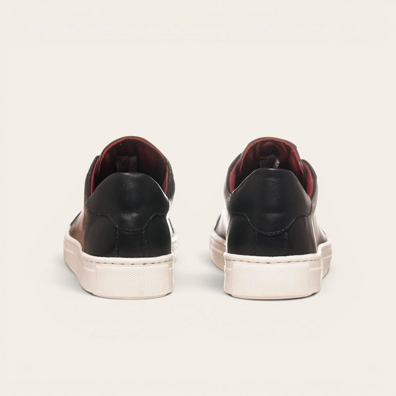 ZAPATILLA DE CUERO ORIGINAL TRONADOR OLKI - NEGRA/BLANCA - 6