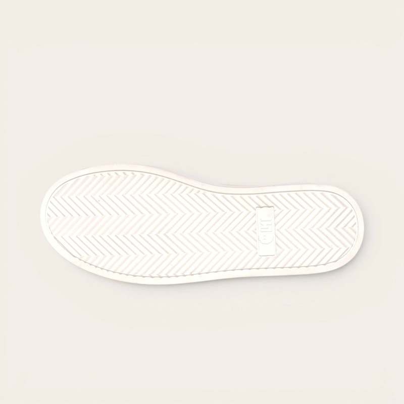 ZAPATILLA ALEXANDER DE CUERO NATURAL NEVADO OLKI - VERDE/BLANCA - 4