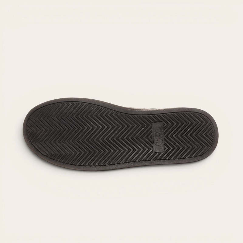 ZAPATILLA ALEXANDER DE CUERO NATURAL NEVADO OLKI - BLACK - 5