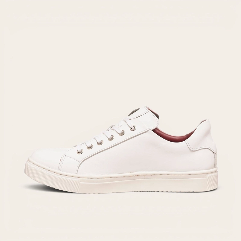 ZAPATILLA DE CUERO ORIGINAL TRONADOR OLKI - BLANCA - 4
