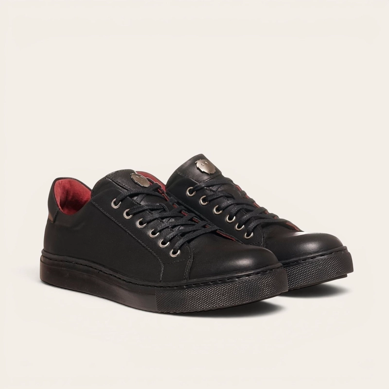 ZAPATILLA DE CUERO ORIGINAL TRONADOR OLKI - NEGRO - 1