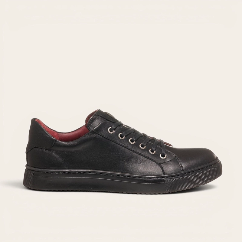 ZAPATILLA DE CUERO ORIGINAL TRONADOR OLKI - NEGRO - 3