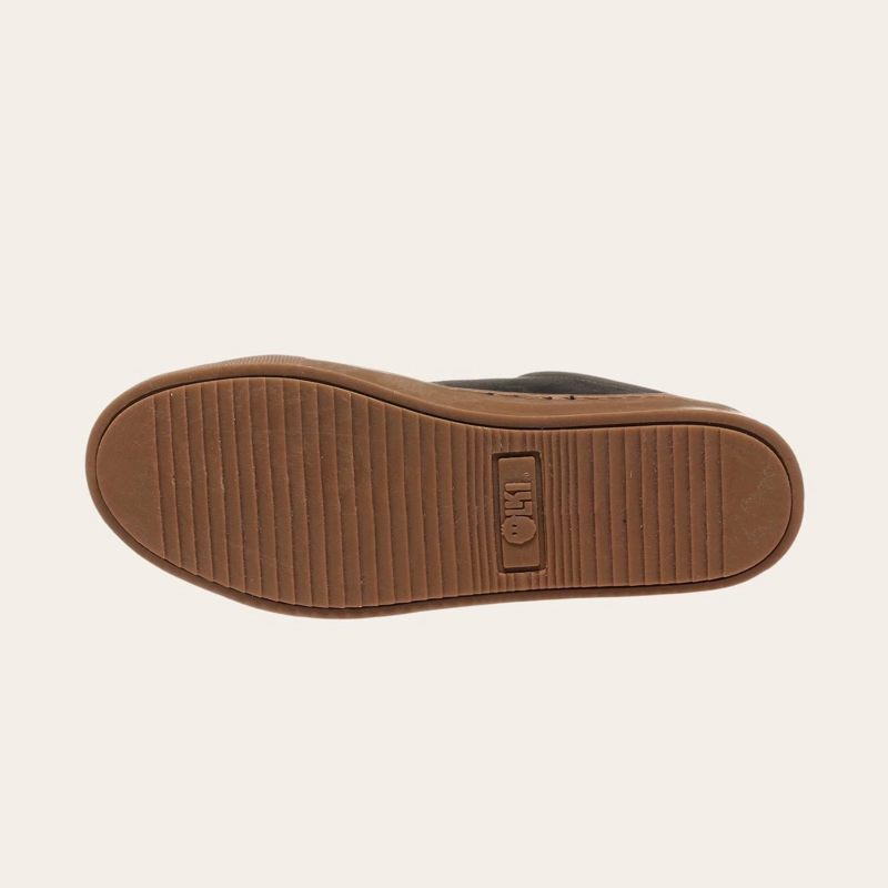 ZAPATILLA DE CUERO CASUAL ACONCAGUA OLKI - NEGRO/CAMEL - 5