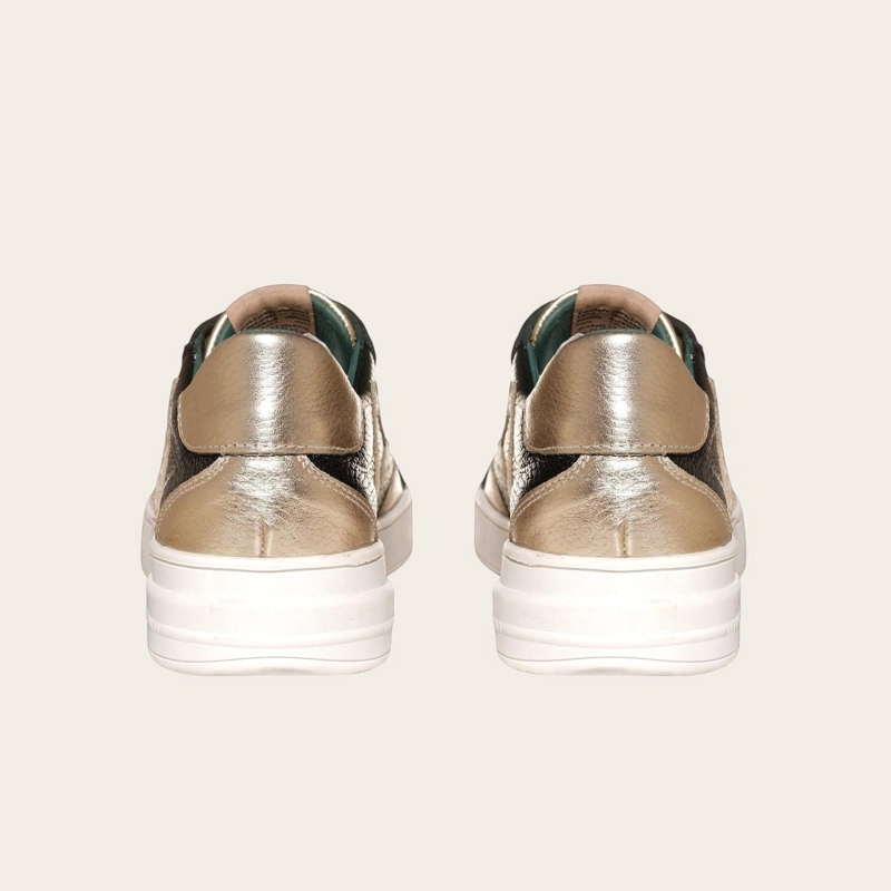 PRE ORDER - ZAPATILLA URBANA / CASUAL DE CUERO MUJER LOICA OLKI - BLACK - 6