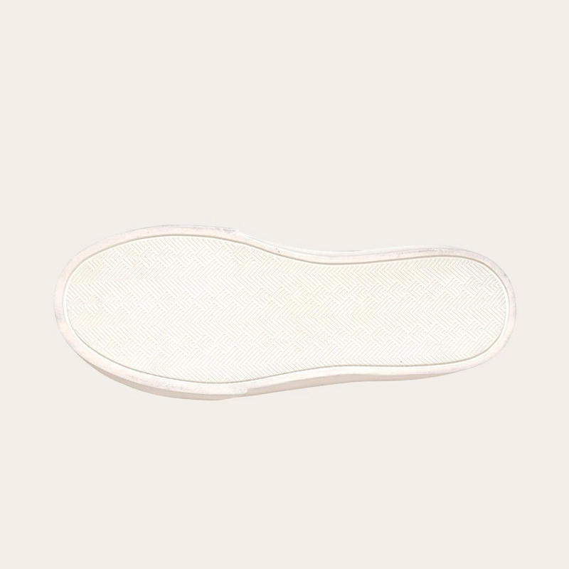 PRE ORDER - ZAPATILLA URBANA / ORIGINAL DE CUERO MUJER REAL OLKI - BLANCA - 5